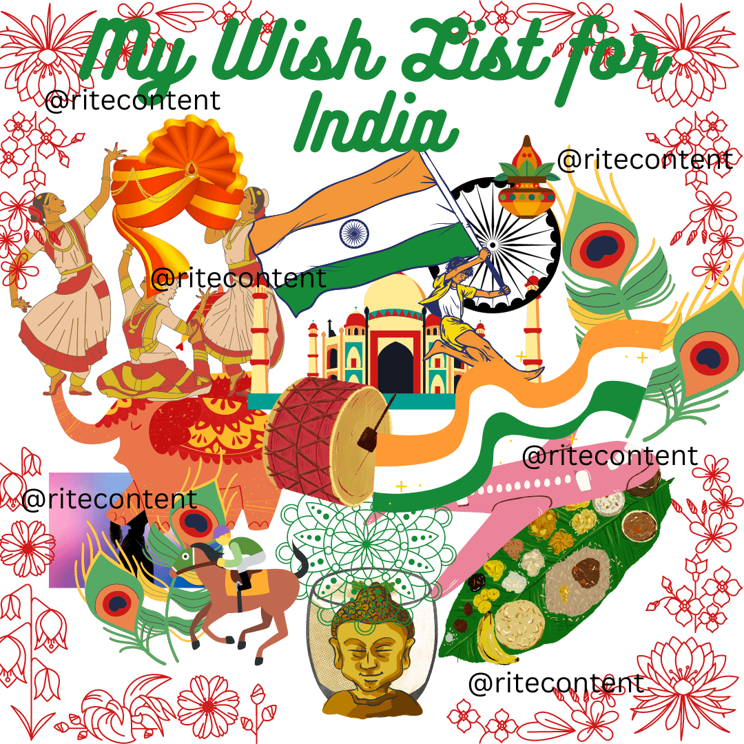 My Wish List for India